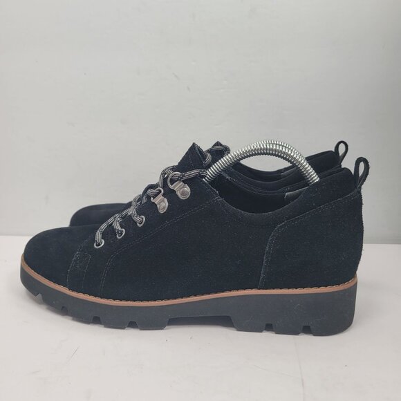 Vionic Ballari Women's Black Suede Oxford Lace Up Loafers US Size 10 - Picture 2 of 8